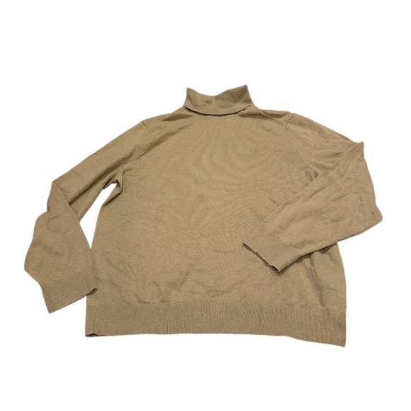 NWOT Nautica Navtech Turtleneck Sweater Men’s Carmel Heather - Picture 1 of 8